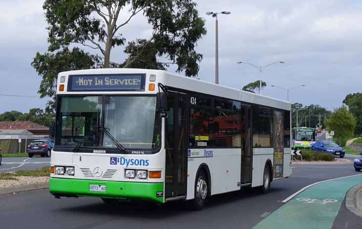 Dysons Mercedes O405NH Volgren CR221L 424